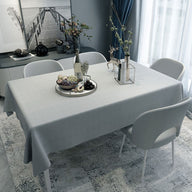 Bulk 2 Pcs Pink Tablecloths for Rectangle Dining Tables Water Proof PVC Table Cover Wholesale