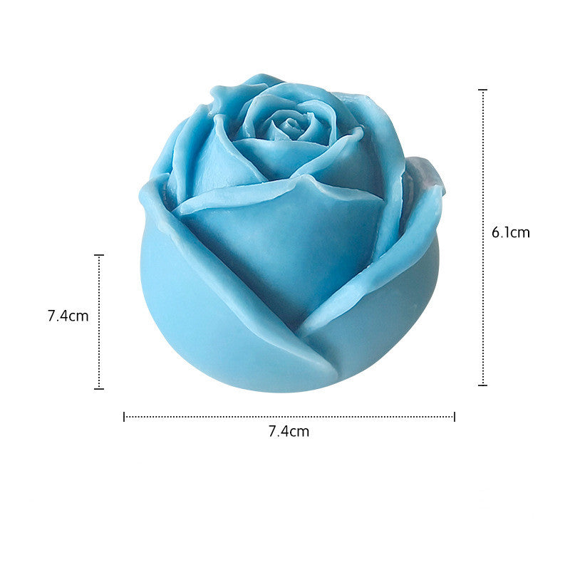 Handmade Rose Shaped Scented Candles - Valentine's Day Gifts & Photo Props (2 Sizes: 1.5"/3")