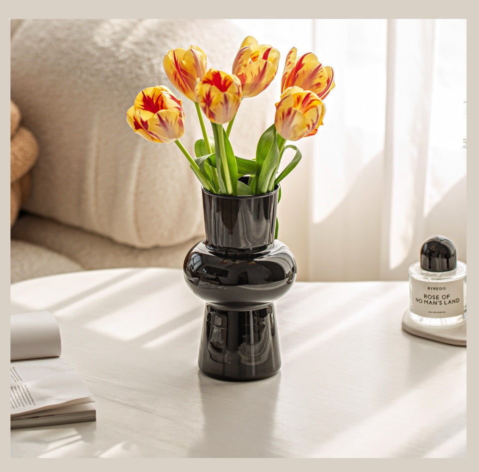 Bulk 7.8" Glass Vase Modern Hydroponic Vases for Centerpiece Wedding Office Home Wholesale