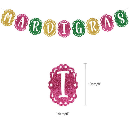 Bulk 2 Pcs Mardi Gras Party Decorations Set Wholesale