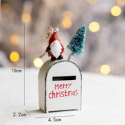 Santa Mailbox Pendant Ornament 10 Pcs Christmas Tree Hanging Decor Holiday Party