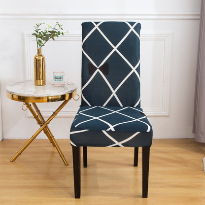 Bulk 2 Pcs Printed Stretch Dining Chair Covers Removable Washable Chair Slipcover For Hotel Home Kitchen Decoration Wholesale