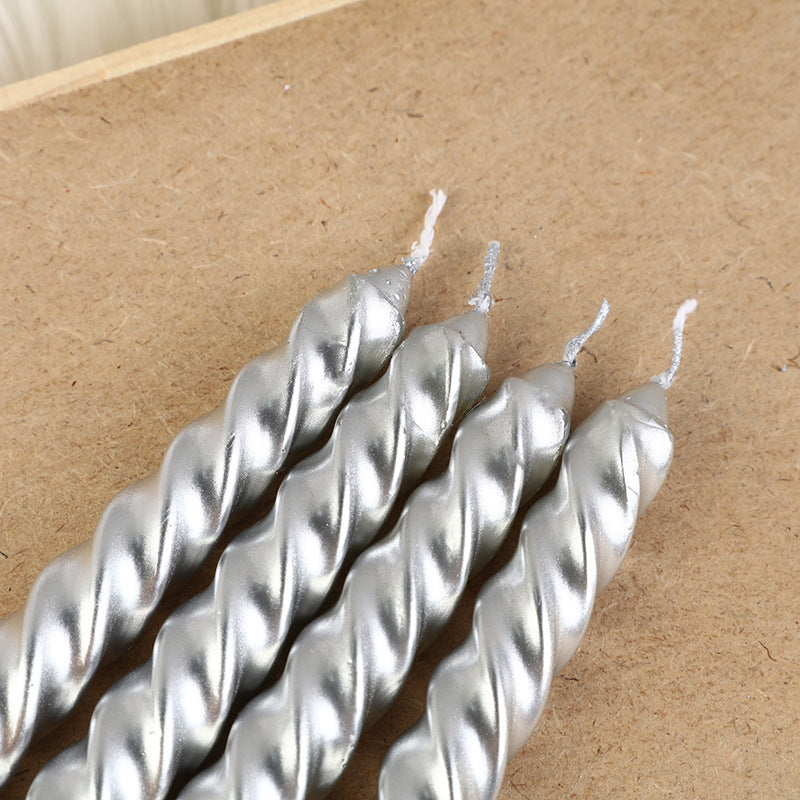 Bulk Set of 4 Taper Candles for Wedding Dinner Parties Galas Award Ceremonies Religious Holiday Decor Wholesale