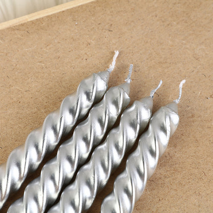 Bulk Set of 4 Taper Candles for Wedding Dinner Parties Galas Award Ceremonies Religious Holiday Decor Wholesale