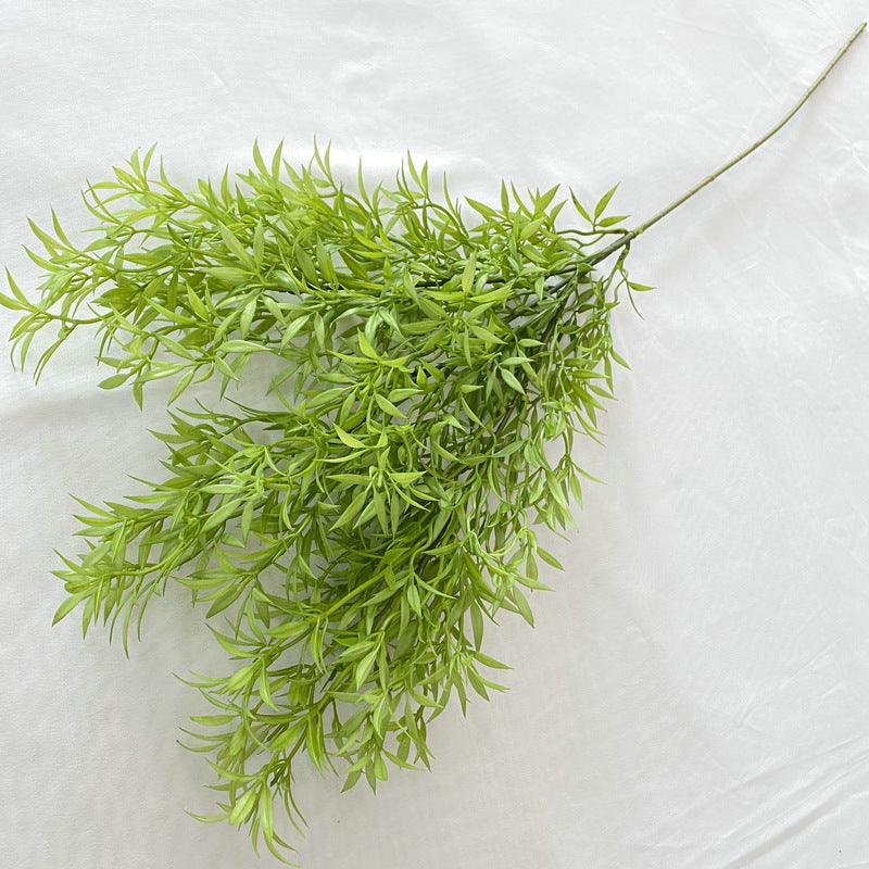 Single Stem Long Star Grass Artificial Plant, 32" Tall, Realistic Plastic Foliage for Weddings, Home Decor, and Commercial Spaces