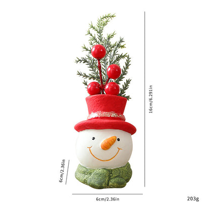 New Resin Christmas Gnome Decoration - Santa-Inspired Figurine for Holiday Home Decor