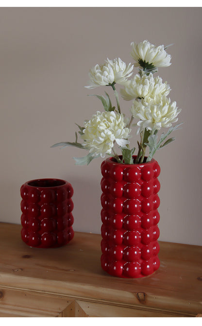 Bulk Set of 2 Modern Boho Ceramic Vase Decor for Living Room Bedroom Bookshelf Mantel Fireplace Coffee Table Wholesale