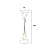 Premium Ornate Metal Floral Vase Centerpiece Rust Resistant Wedding Banquet Decor Hollow Out Anniversary Ceremony Table Settings