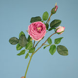 27.6" Ins-Style Faux Pink Rose Stem – Artificial Flower for Home Decor (Living Room/Dining Table) | Wedding & Photoshoot Prop