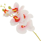 3D Orchid Artificial Flower Stem - 5 Heads 27.6 Inches | Wedding Decor & Bridal Props