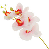 3D Orchid Artificial Flower Stem - 5 Heads 27.6 Inches | Wedding Decor & Bridal Props