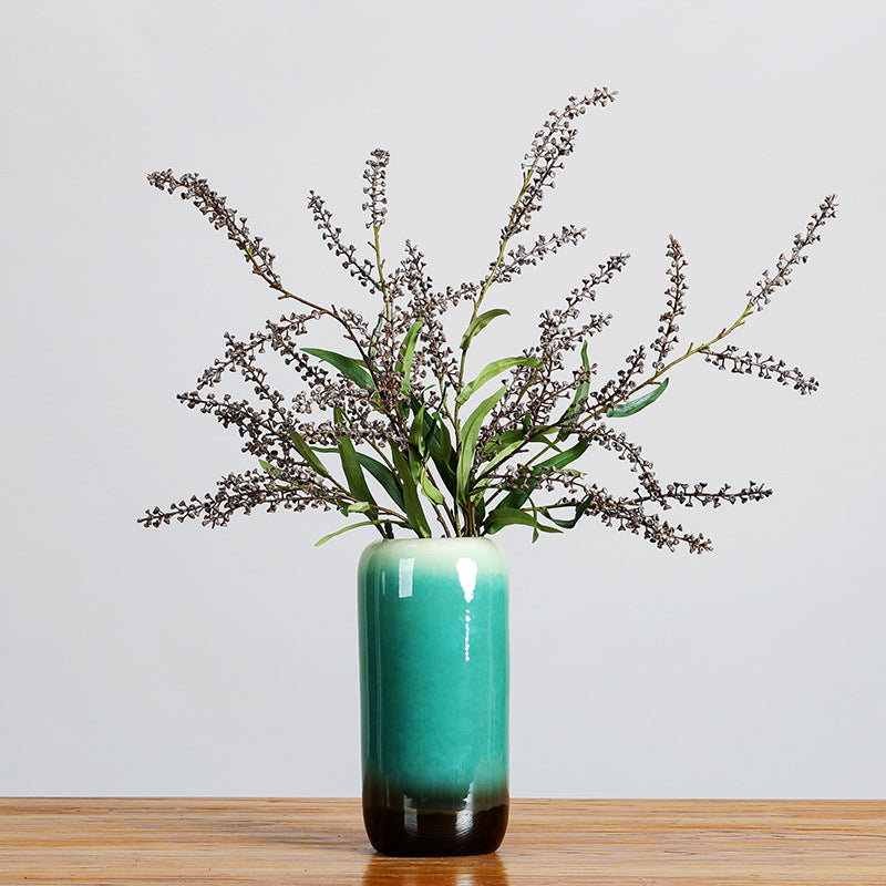Single Stem Artificial Salt Berry Branch, 43" Long, Plastic, for Wedding & Event Decor