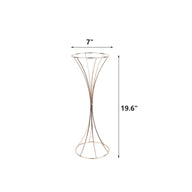 Premium Ornate Metal Floral Vase Centerpiece Rust Resistant Wedding Banquet Decor Hollow Out Anniversary Ceremony Table Settings