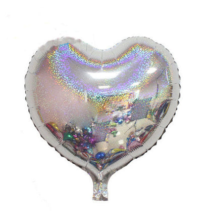 Bulk 50 Pcs 7 Inch Heart-shape Foil Balloons Mylar Balloons for Wedding Valentine's Day Decor Wholesale