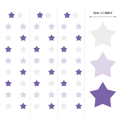 Bachelorette Party Star Hanging Garland - 13.12ft Paper Star Banner with 36 Stars