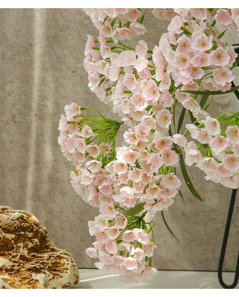 Single Stem Artificial Carnation Flower with 3 Blooms, 28" Tall, Silk-Like Fabric, Modern Style for Home Decor, Weddings & Events