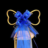 Bridal Shower Decor Kit - Chair Tulle, Satin Sash & Bow for Wedding/Party Decor