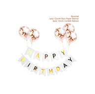 Bulk Happy Birthday Banner with Confetti Balloons for Birthday Party Decoration Supplies Wholesale