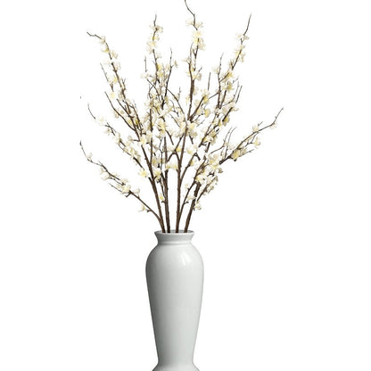 Bulk 4Pcs Cherry Blossom Branches Artificial Flowers for Spring Summer Indoor Decoration for Tables Home & Party Floral Arrangements Wholesale