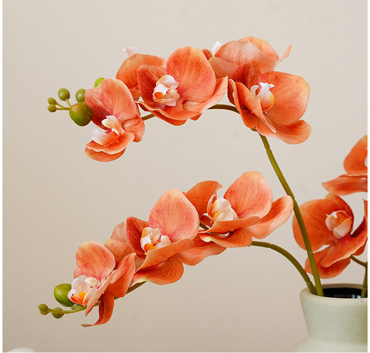 17 Inch Phalaenopsis Artificial Flower Stem Real Touch Bulk Wholesale