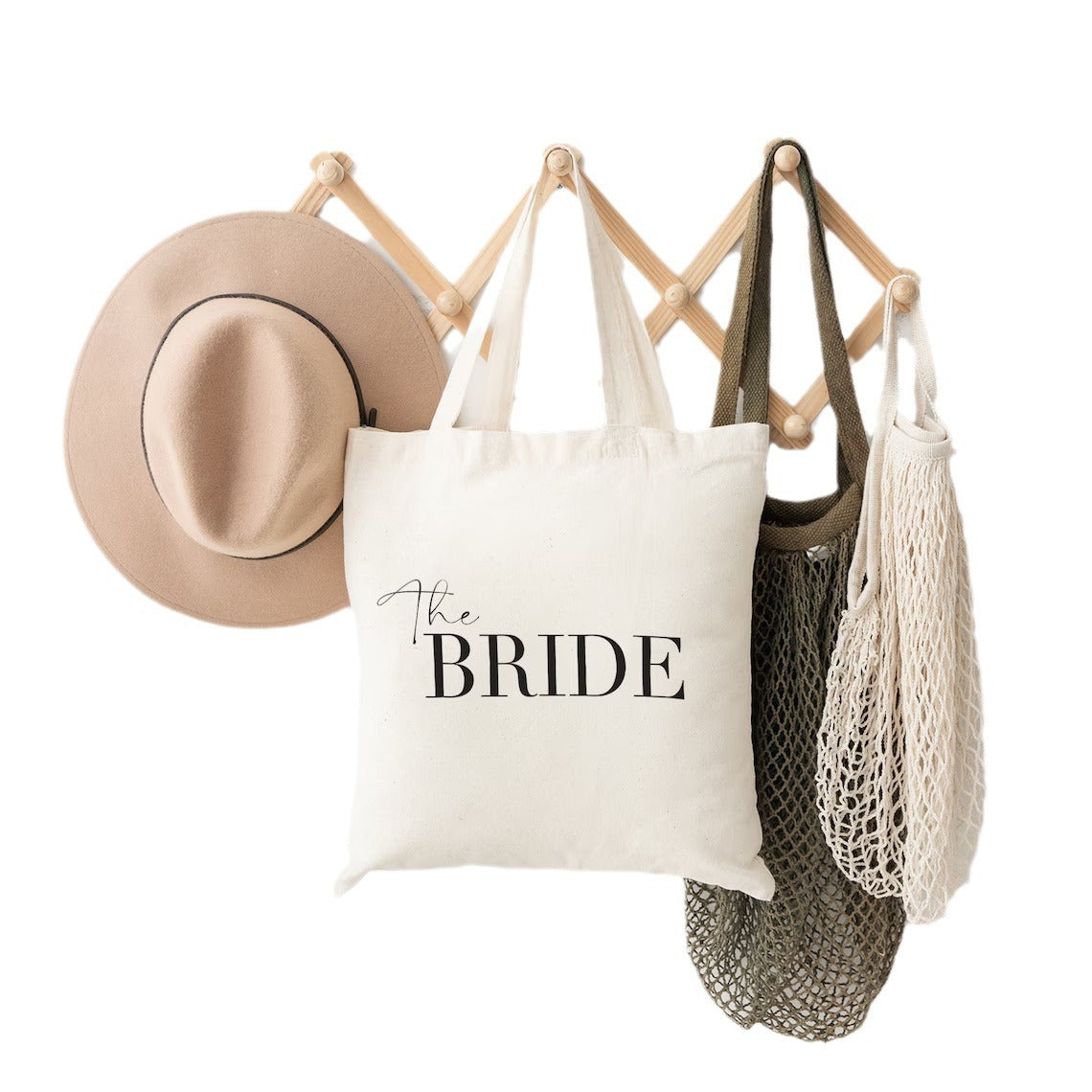 Bride Canvas Tote Bag - 13x16 Inch | Wedding & Bachelorette Party Essential