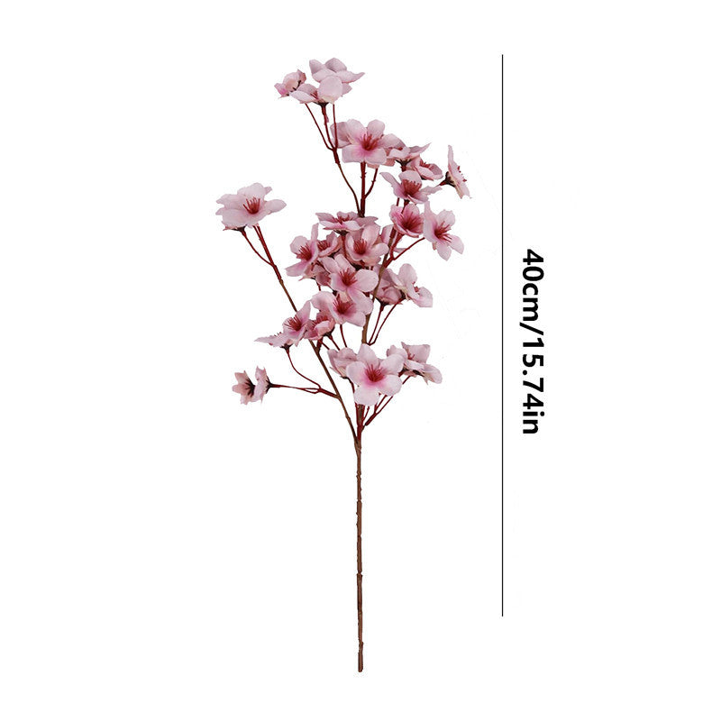 Wedding Floral Backdrop Decor Premium 6 Pcs Artificial Cherry Blossom Branches Silk UV Resistant for Venue Styling
