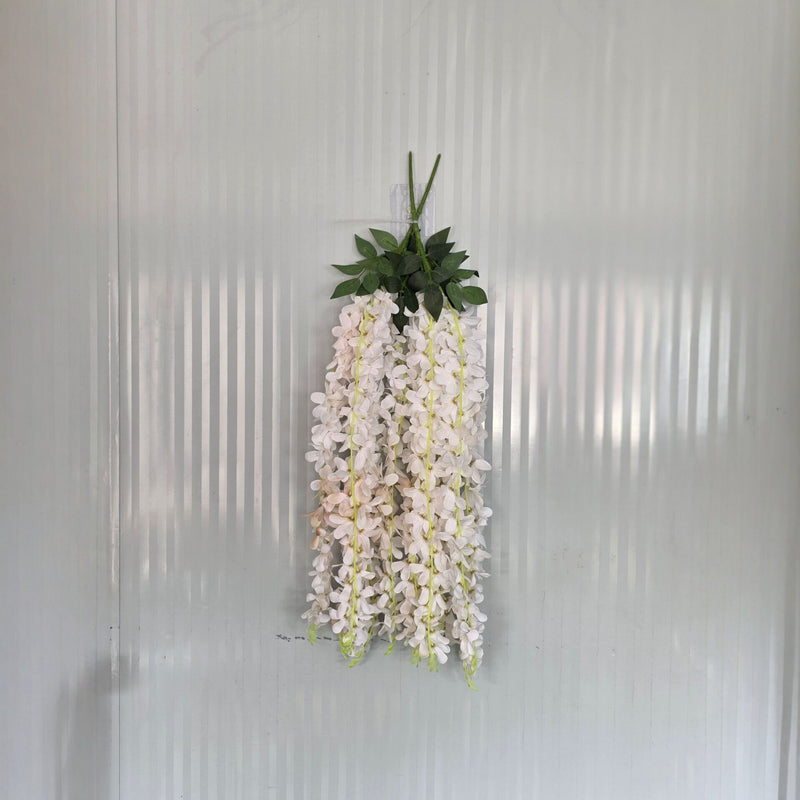 Artificial Wisteria Vine Garland, 33 Inches, Plastic, Indoor/Outdoor Decor for Weddings, Homes, and Events