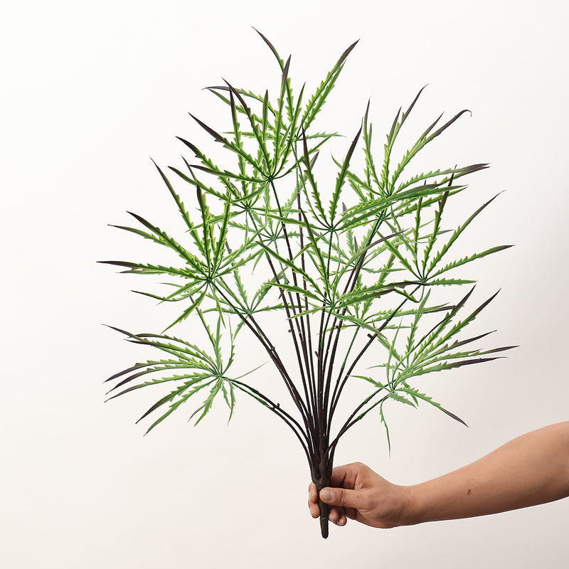 Artificial Aralia (False Aralia) Plant Bush, Tropical Faux Greenery, Nordic Style for Home, Office & Window Displays