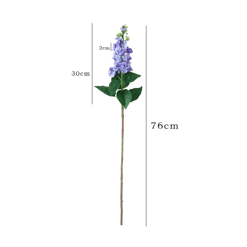Bulk Artificial Lilac Flowers Steel Wire Stems Fade Proof Crush Resistant Petals for Wedding Bouquets Centerpieces Home Decor Wholesale