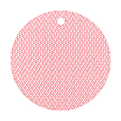 Bulk 3 Pcs Round Trivets Mat Multifunctional Heat Resistant Silicone Placemats Non-slip Cup Coasters Wholesale