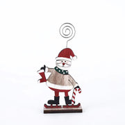 Christmas Desktop Decorations Set with Santa Claus, Snowman, Elk Figures – Holiday Ornaments for Family and Friends, Bulk Pack