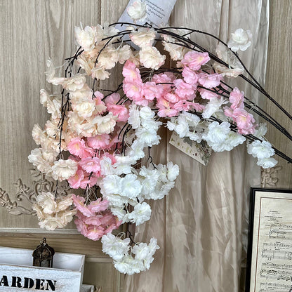 Handmade Artificial Cherry Blossom Garland - 2 Pack Wedding Arch & Backdrop Decor