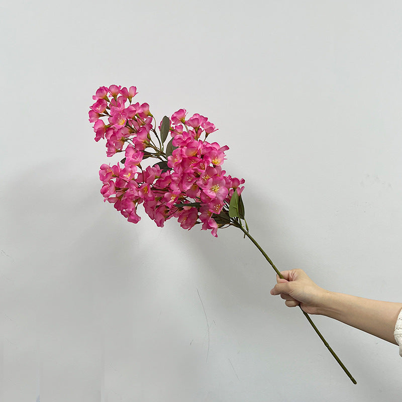 Artificial Begonia Bush, 29" Realistic Silk Floral Arrangement for Home Decor, Weddings & Events, Modern Stems for DIY Centerpieces & Vases