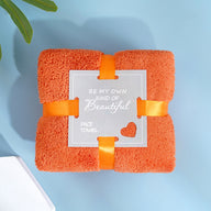 Sherpa Fleece Hand Towel - Wedding Favor & Gift for Bridal Shower Anniversary Celebration Events