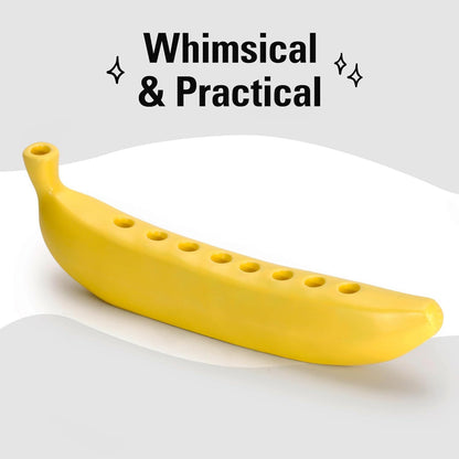 New Portable Banana Theme Candle Holder - Fun Creative Home Decor