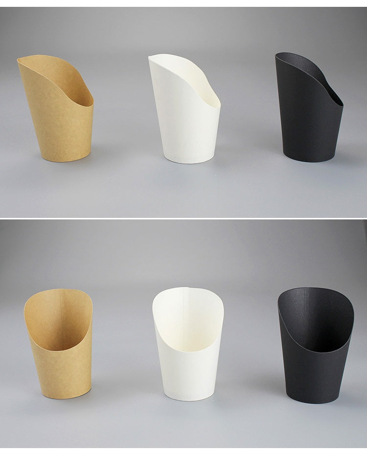 Bulk 200 Pack Disposable Snack Cups for French Fry Cone Sweets for Party Events Weddings Wholesale