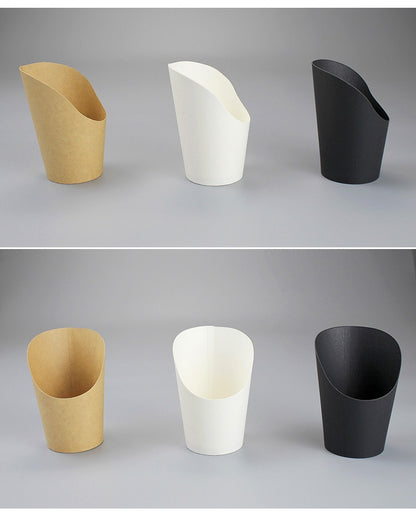 Bulk 200 Pack Disposable Snack Cups for French Fry Cone Sweets for Party Events Weddings Wholesale