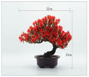 12 Inch Artificial Bonsai Pine Tree Potted Plant 9 Inch 12 Styles Bulk Wholesale