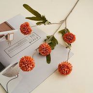 Wedding Floral Backdrop Decor Premium 10Pcs Artificial Mums UV Resistant for Venue Styling