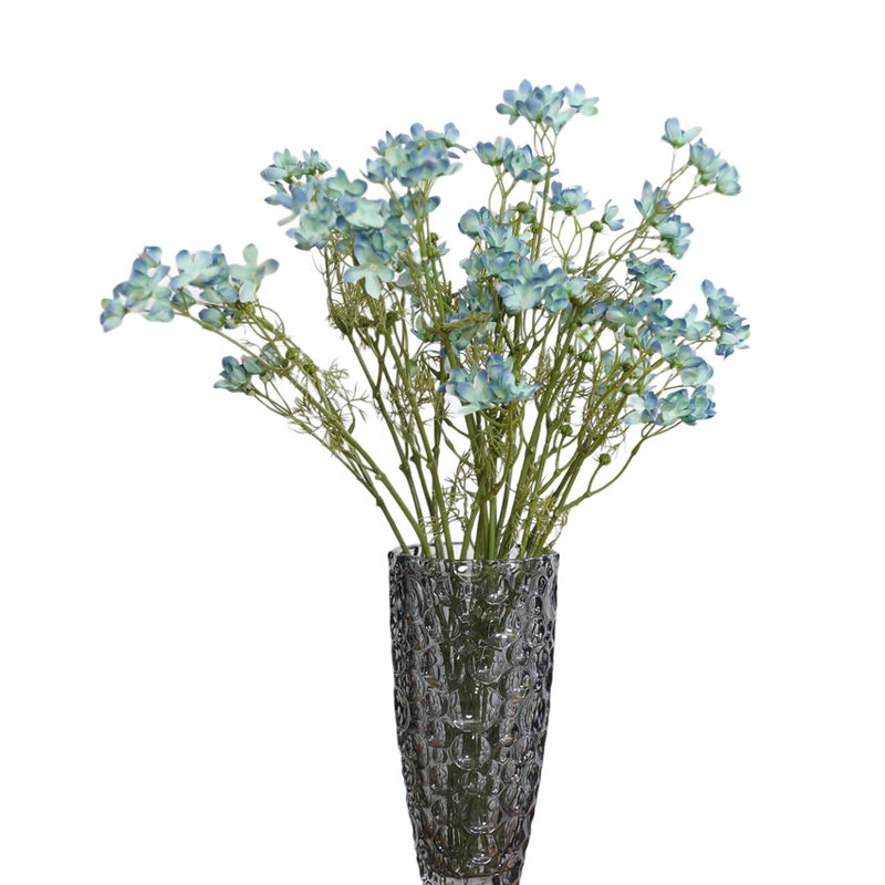 Artificial Delphinium Bush, 22" Tall, Modern Home Decor, Wedding & Event Styling