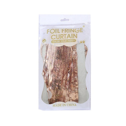 Bulk 2 pcs Holographic Tinsel Curtain for Wedding and Birthday Party Backdrops Sparkling Party Decoration Door Curtain Wholesale