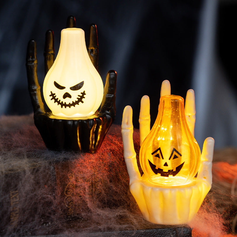 Halloween LED Hand Decorations - Pumpkin & Eyeball Styles