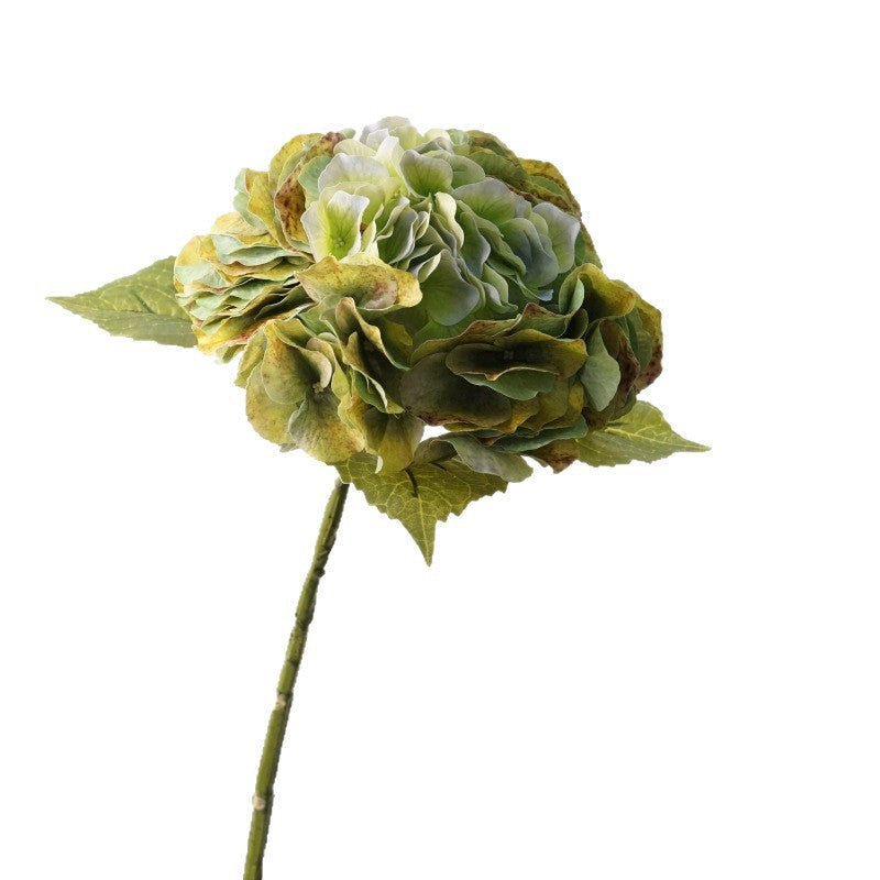 20" Hydrangea Bush, Artificial Silk-Like Flowers for Wedding Decor, Home & Commercial Styling, Single Bush with 24 Blooms