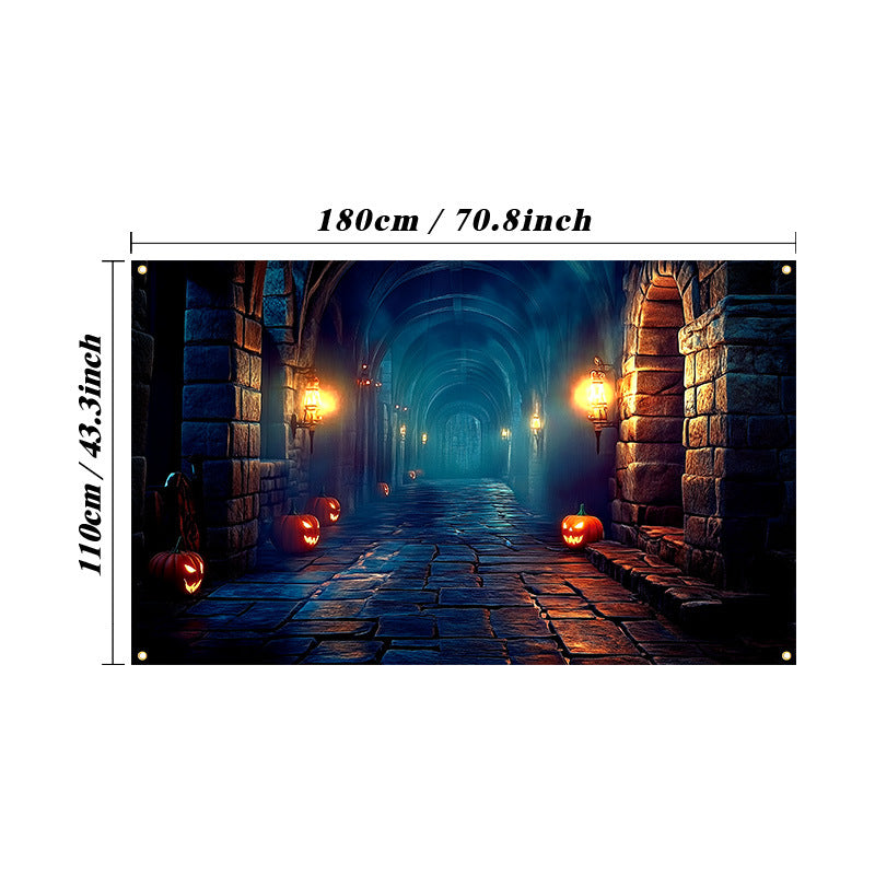 Outdoor Hanging Cloth Halloween Garden Flag