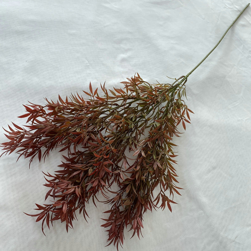 Single Stem Long Star Grass Artificial Plant, 32" Tall, Realistic Plastic Foliage for Weddings, Home Decor, and Commercial Spaces