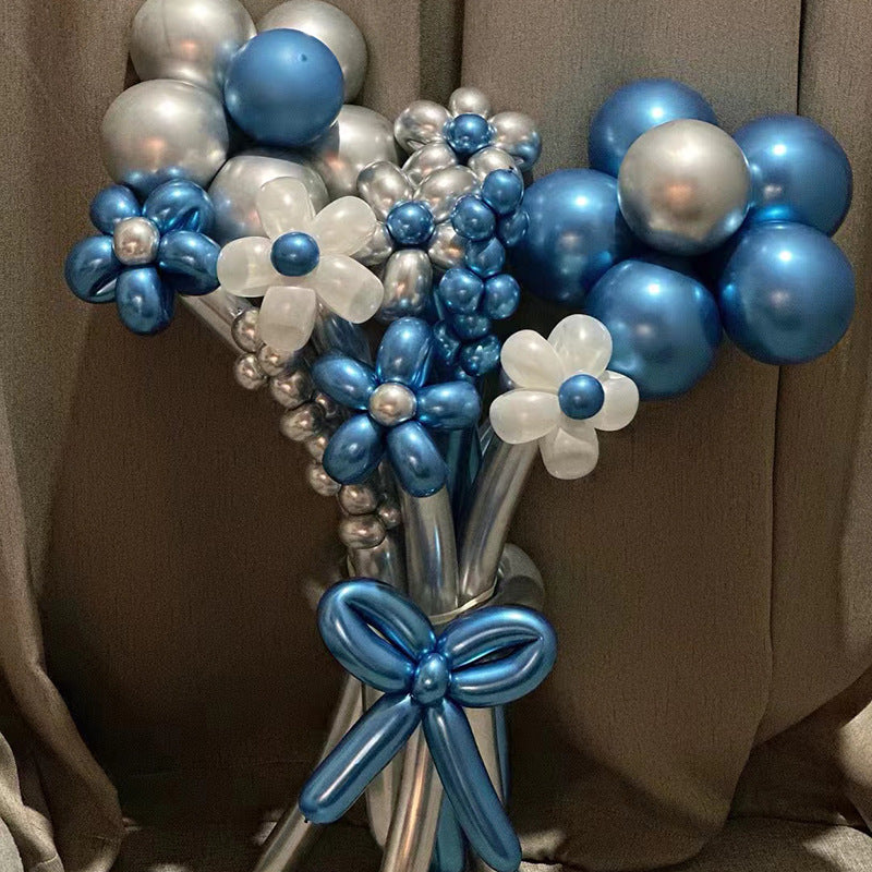 Bulk 50pc 13-Inch Thickened Metallic Round Balloons-Creative Wholesale Wedding and Birthday Party Decorations Wholesale