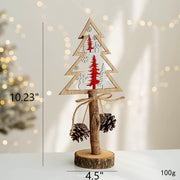 Christmas Tree Elk Tabletop Centerpiece Decorations Bulk Holiday Ornaments Set