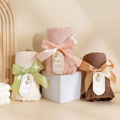 Bridesmaid Gift Fringe Towel - Creative Practical Wedding Favor Thank You Gift