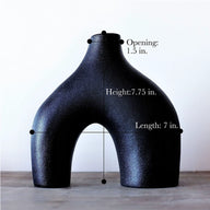 Bulk Nordic Donut Vase Handmade Ceramic Hollow Vases for Olive Branches & Table Centerpieces Minimalist Modern Home Decor for Wedding Shelf Office Console Entryway Sculptural Neutral Décor Wholesale