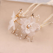 Corsage Bracelet 10 Pcs Artificial Flowers for Wedding Festival Beach Party